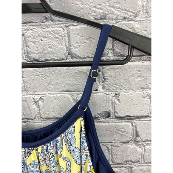 Soma Scarf Hem Chemise Blue Paisley Nightgown Enbliss Size XXL NWT - Picture 4 of 12